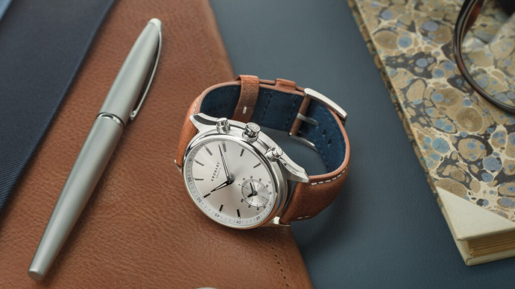 This stylish hybrid smartwatch will give you two years of battery life