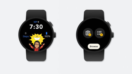 Google Wear OS update introduces Bitmoji watch faces and Google Keep Tile